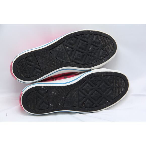 Converse Chuck Taylor All Star Shoes Womens 6 Hot Pink Double Tongue Low Canvas - Picture 9 of 10